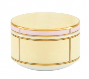Ginori Diva Giallo Sugar Bowl w/ Cover - 8.6 oz.